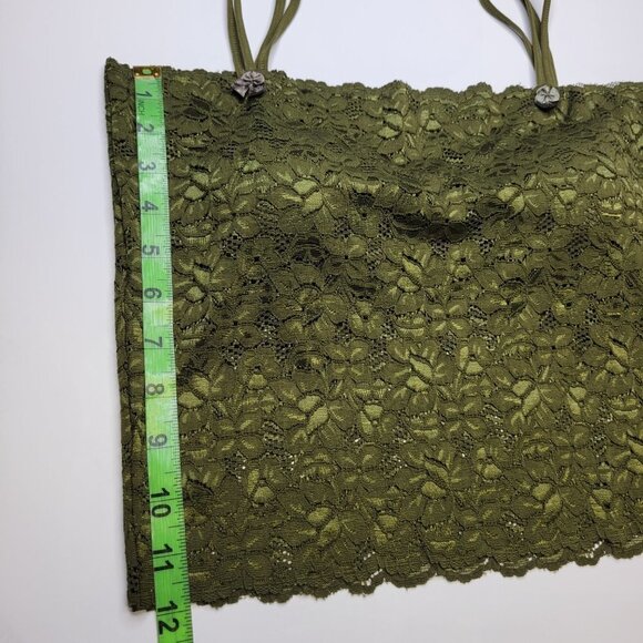 Lace Cami Crop Top Lace Bralette Stretchy Lace Camisole Lace Crop Tank Top - NEW - Picture 7 of 12